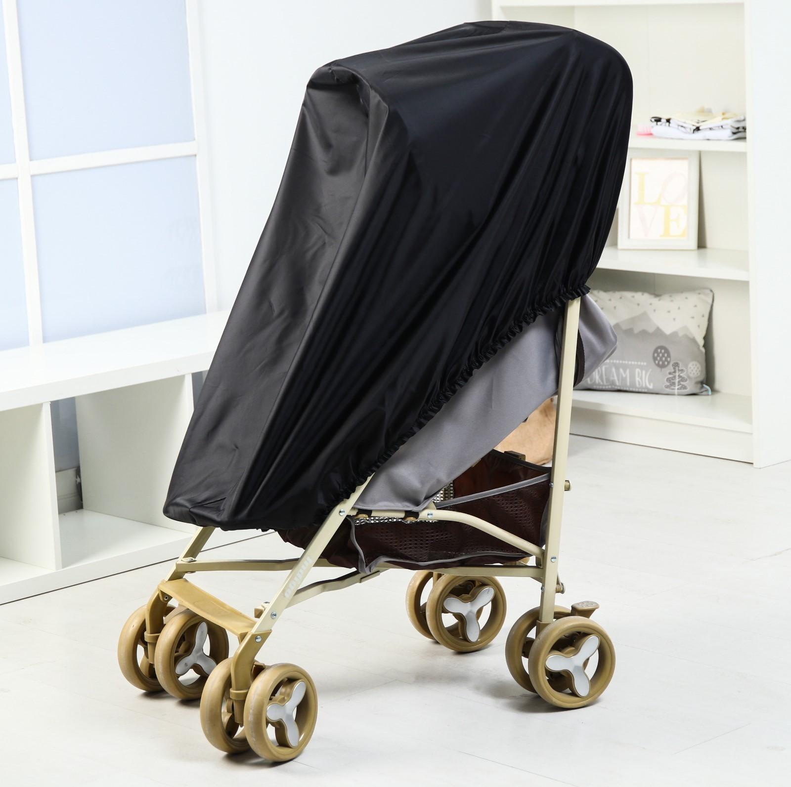 Чехол на коляску универсальный,оксфорд черный