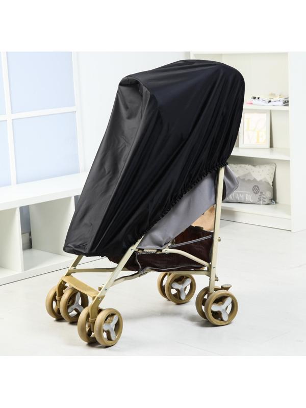Чехол на коляску универсальный,оксфорд черный