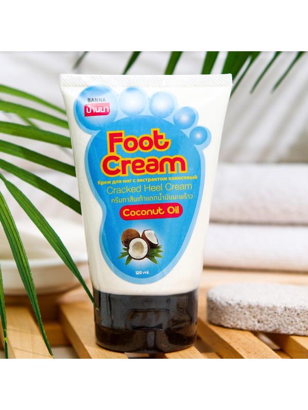 Крем для ног Banna, кокос, 120 мл