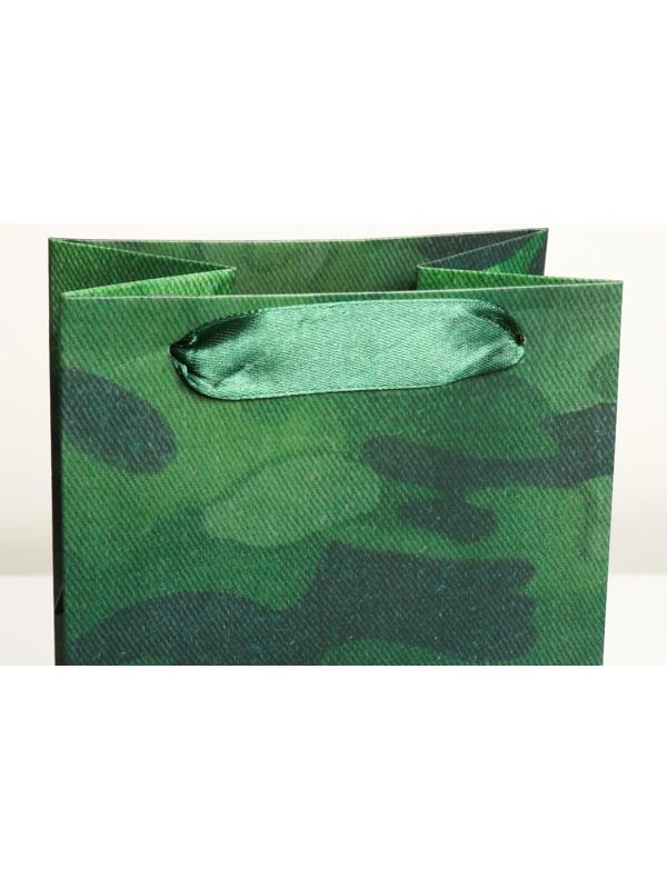 Пакет под бутылку «С праздником», 13 × 36 × 10 см