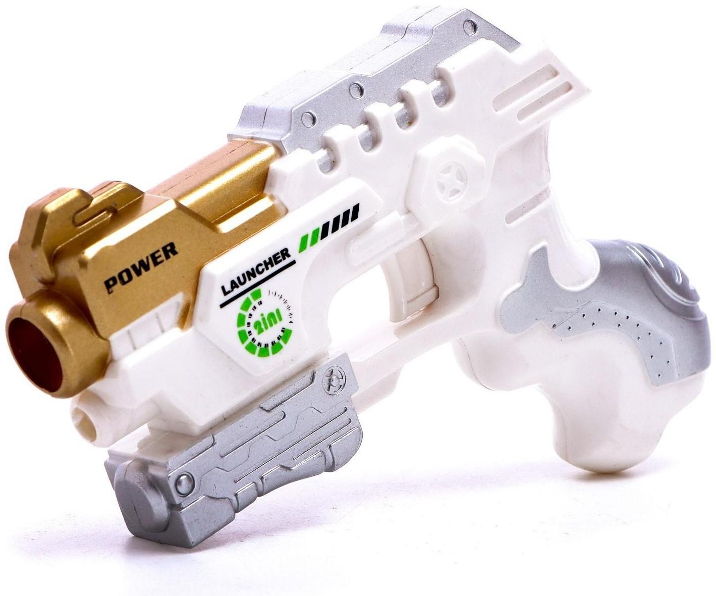 Супербол «Космобот», с бластером, летает, работает от аккумулятора, МИКС