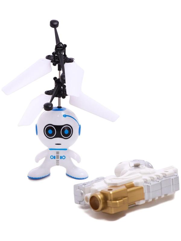 Супербол «Космобот», с бластером, летает, работает от аккумулятора, МИКС