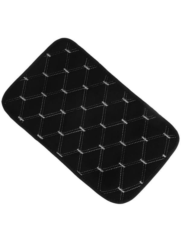 Защитный чехол на подлокотник автомобиля, лён, чёрный