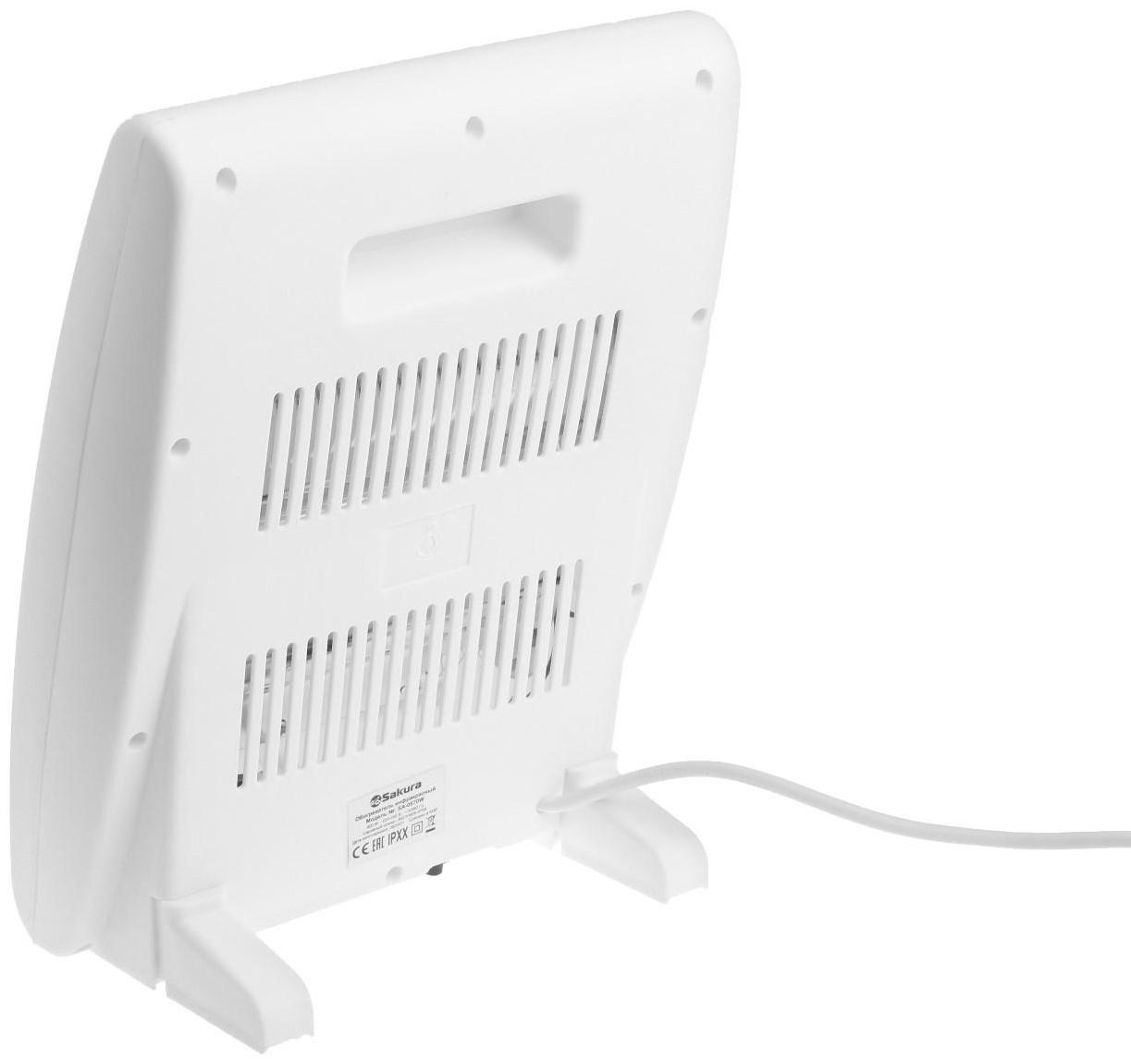 Обогреватель Sakura SA-0670W, кварцевый инфракрасный, 900 Вт, белый