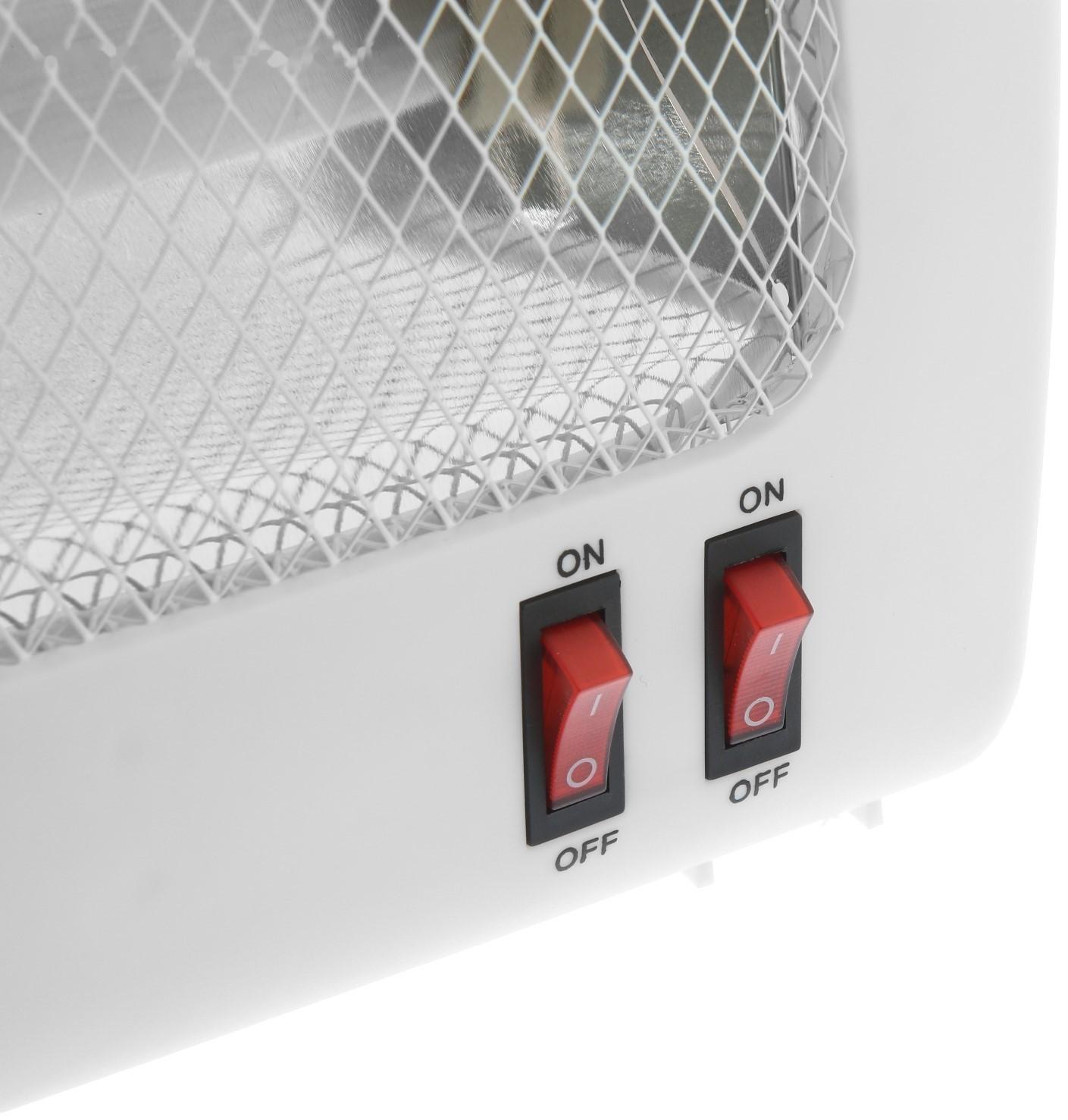 Обогреватель Sakura SA-0670W, кварцевый инфракрасный, 900 Вт, белый