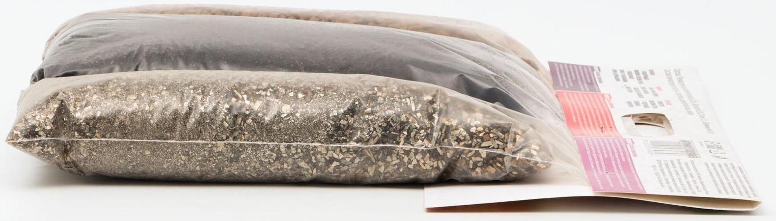 Набор Грунт с биогумусом + Вермикулит + Керамзит 5-10 фракция, 