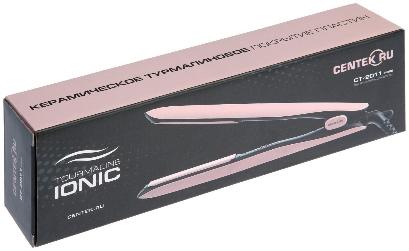 Выпрямитель Centek CT-2011 ROSE, 45 Вт, турмалиновое покрытие, 96х26 мм, розовый