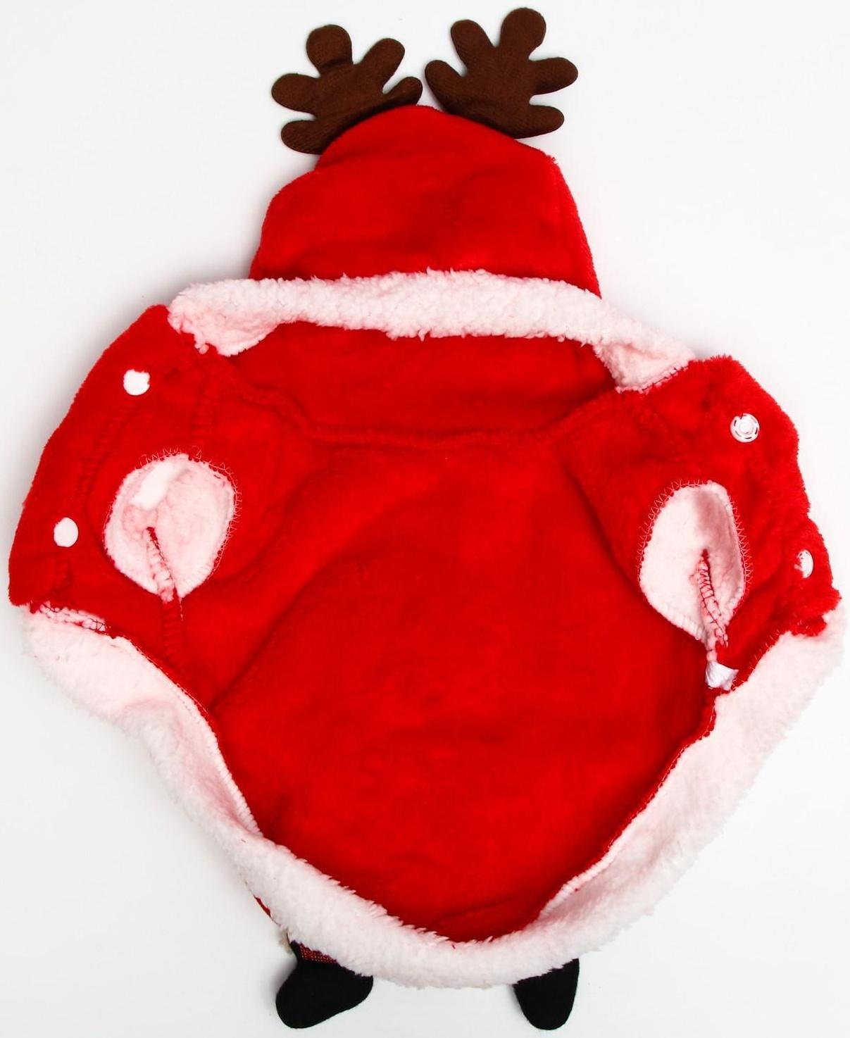 Куртка на кнопочках с меховой отделкой Santa, L (ДС 30, ОГ 42 см)