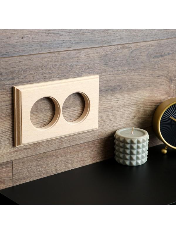 Рамка - накладка для розетки и выключателя 