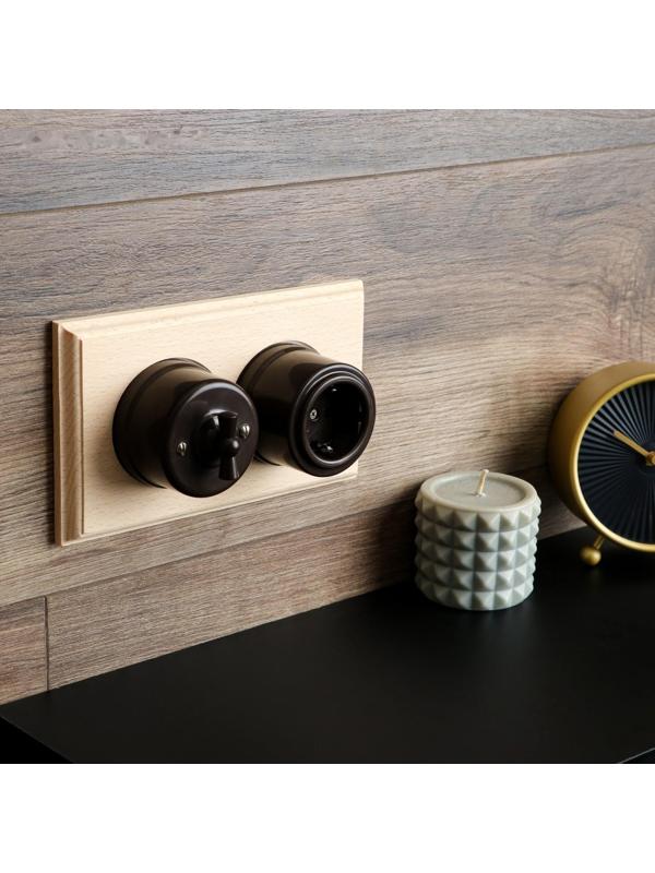 Рамка - накладка для розетки и выключателя 