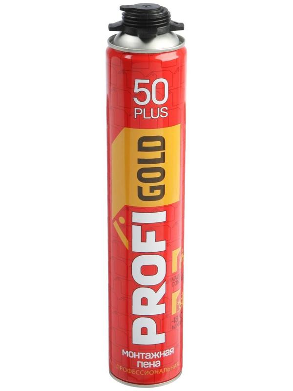 Пена монтажная PROFIGOLD 50, профессиональная, зимняя, выход до 50 л
