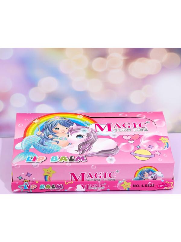 Бальзам для губ «Единорог», микс цветов и ароматов