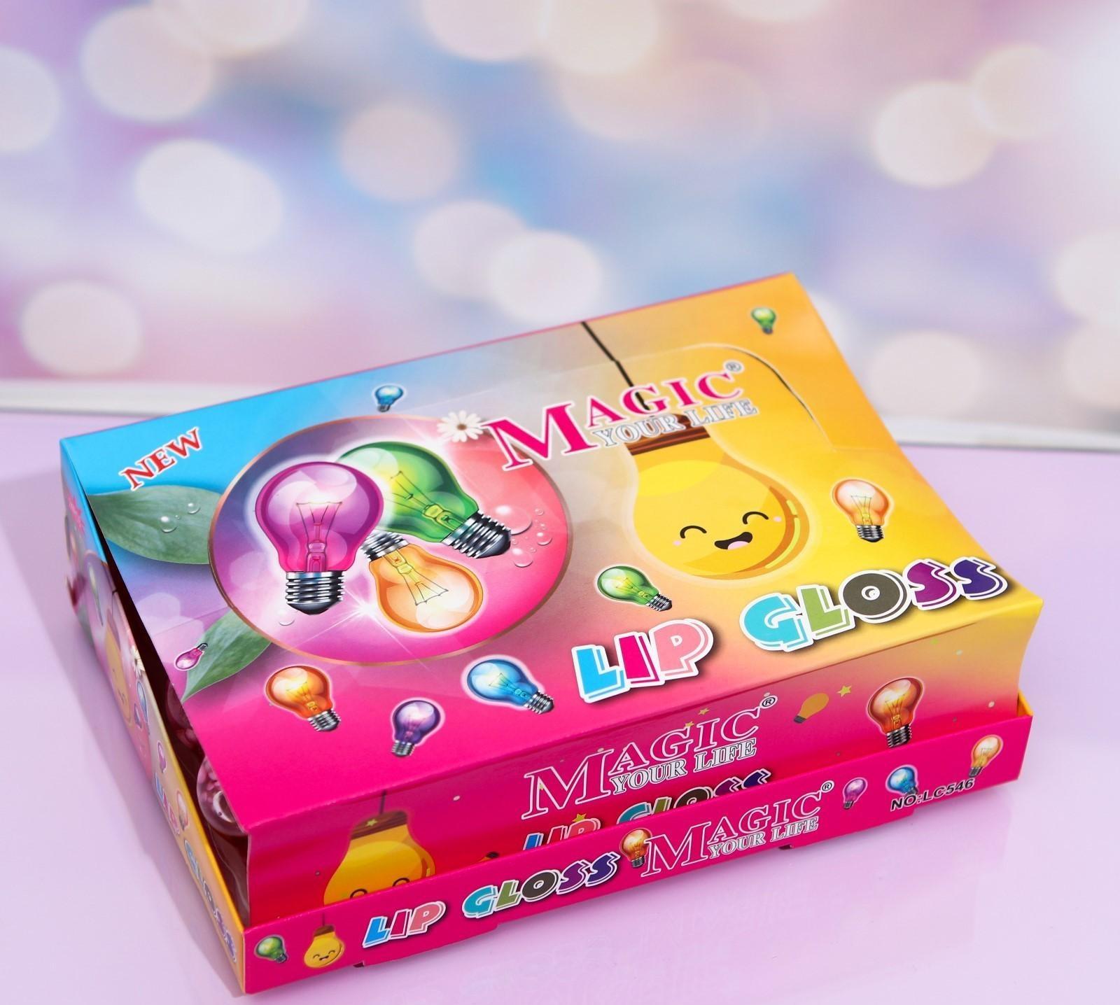 Блеск для губ «Лампочка», микс цветов и ароматов