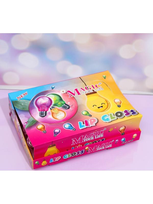 Блеск для губ «Лампочка», микс цветов и ароматов