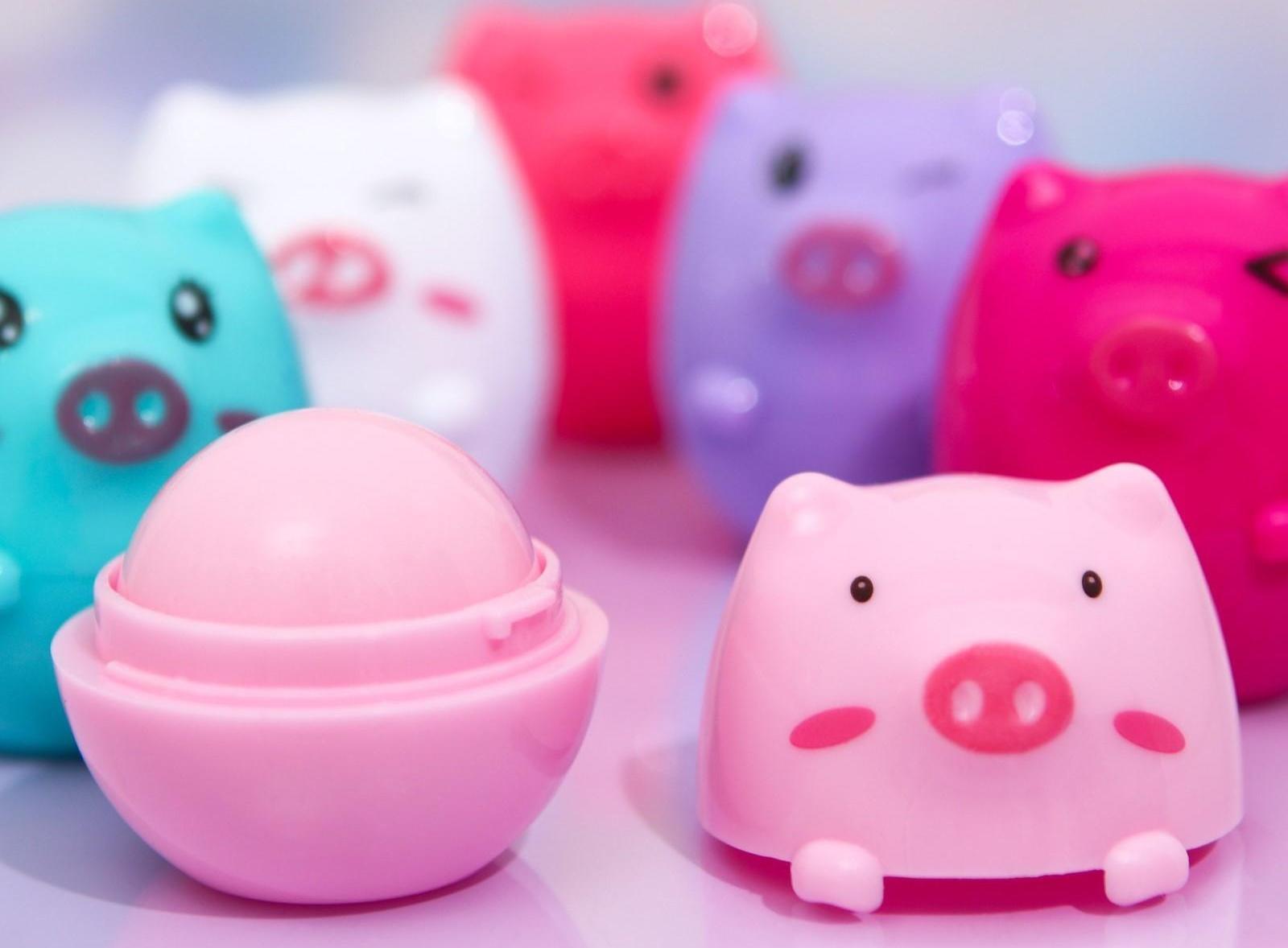 Бальзам для губ «Мини-пиг», микс цветов и ароматов