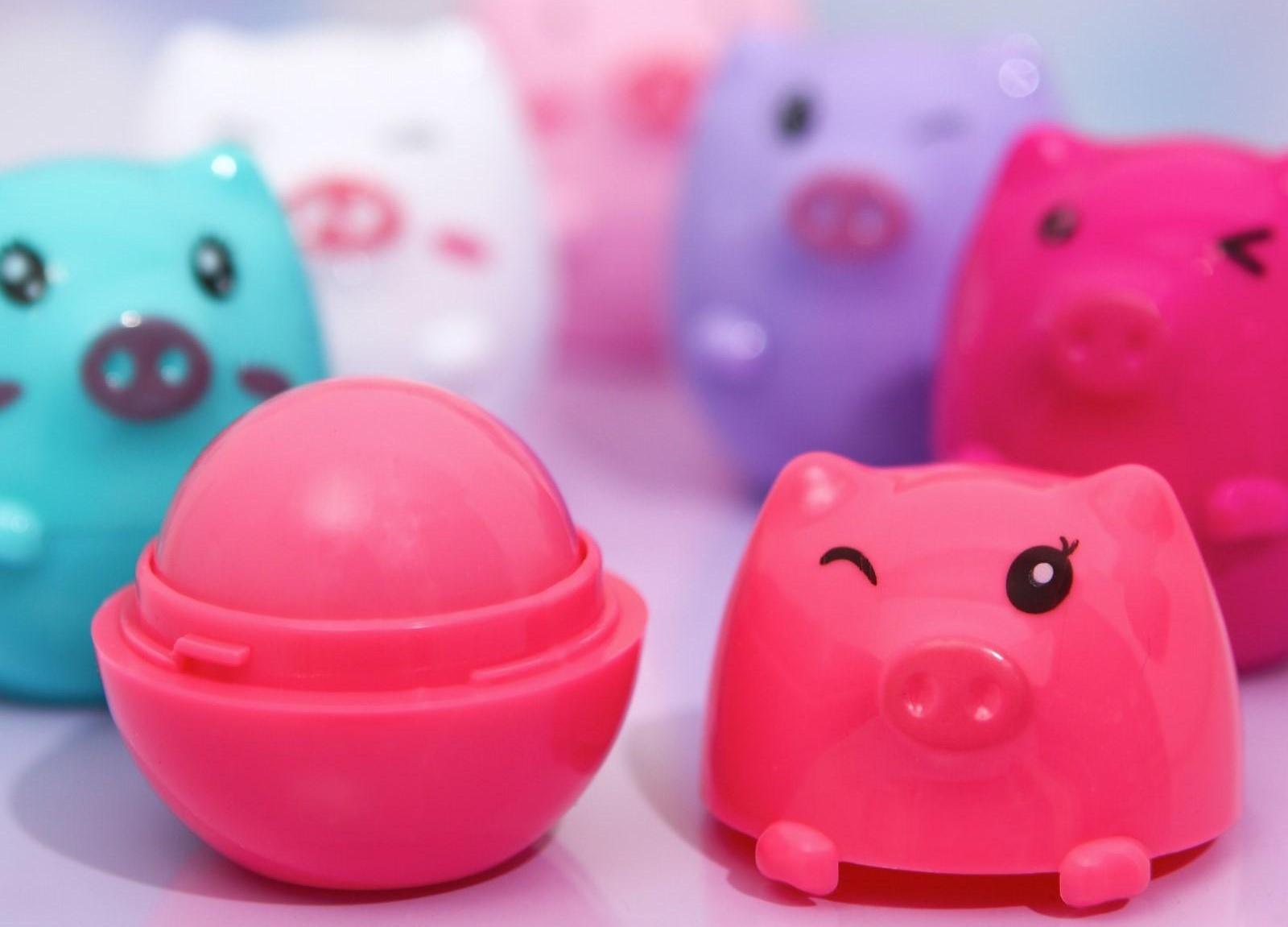 Бальзам для губ «Мини-пиг», микс цветов и ароматов