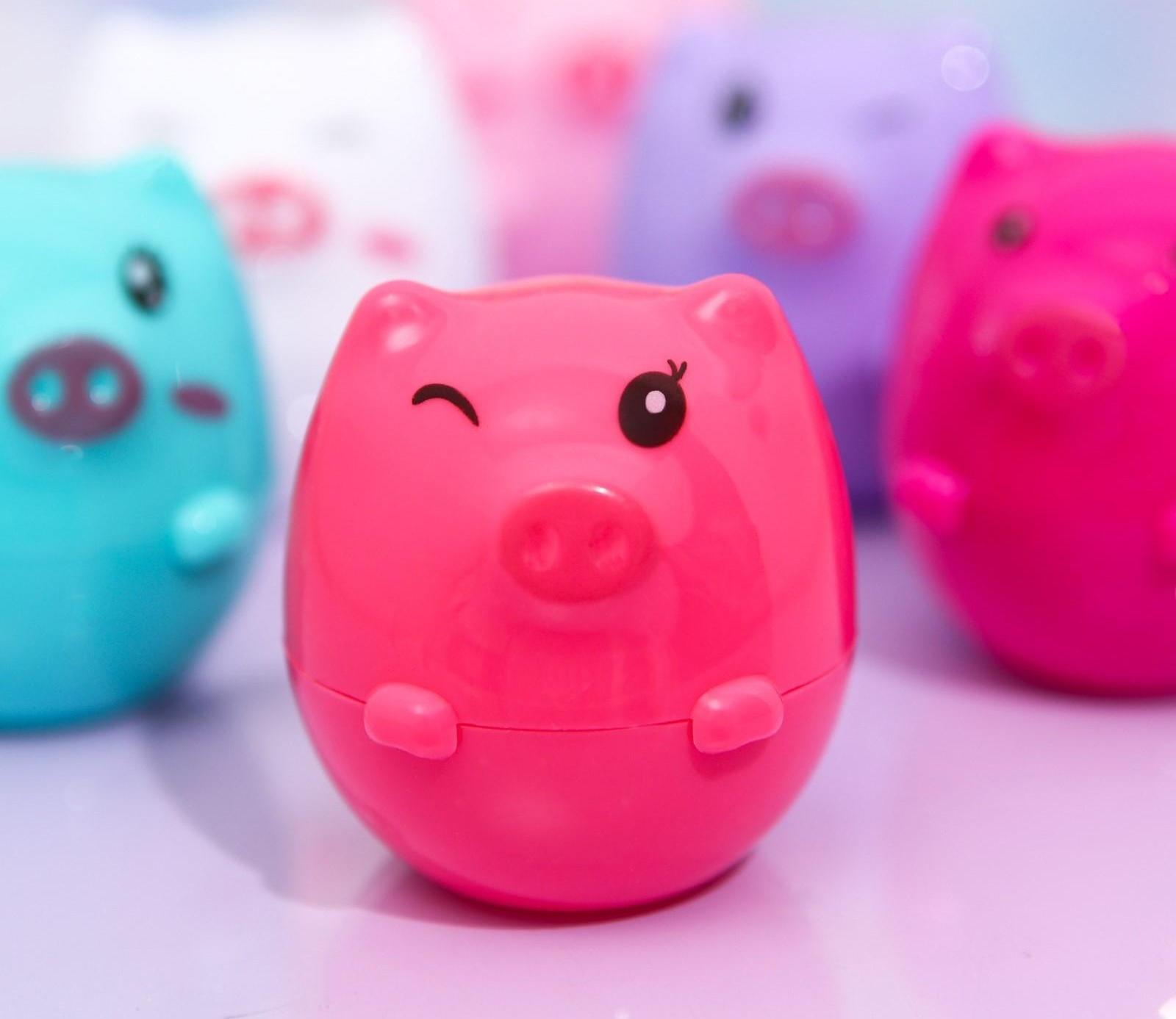 Бальзам для губ «Мини-пиг», микс цветов и ароматов