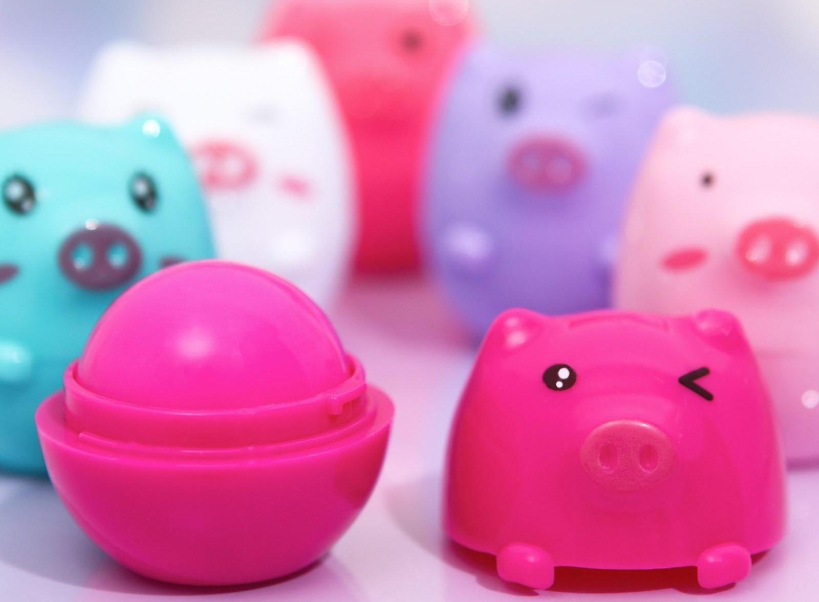 Бальзам для губ «Мини-пиг», микс цветов и ароматов