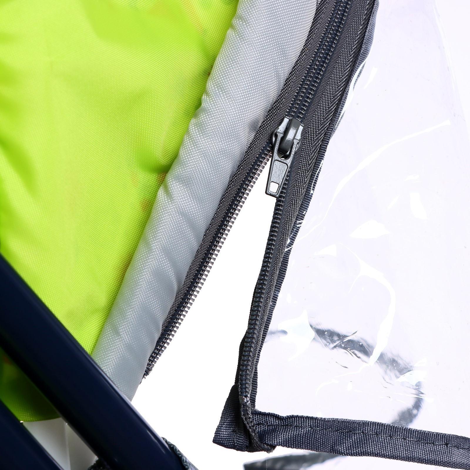 Санки-коляска «Наши детки», цвет лимонный