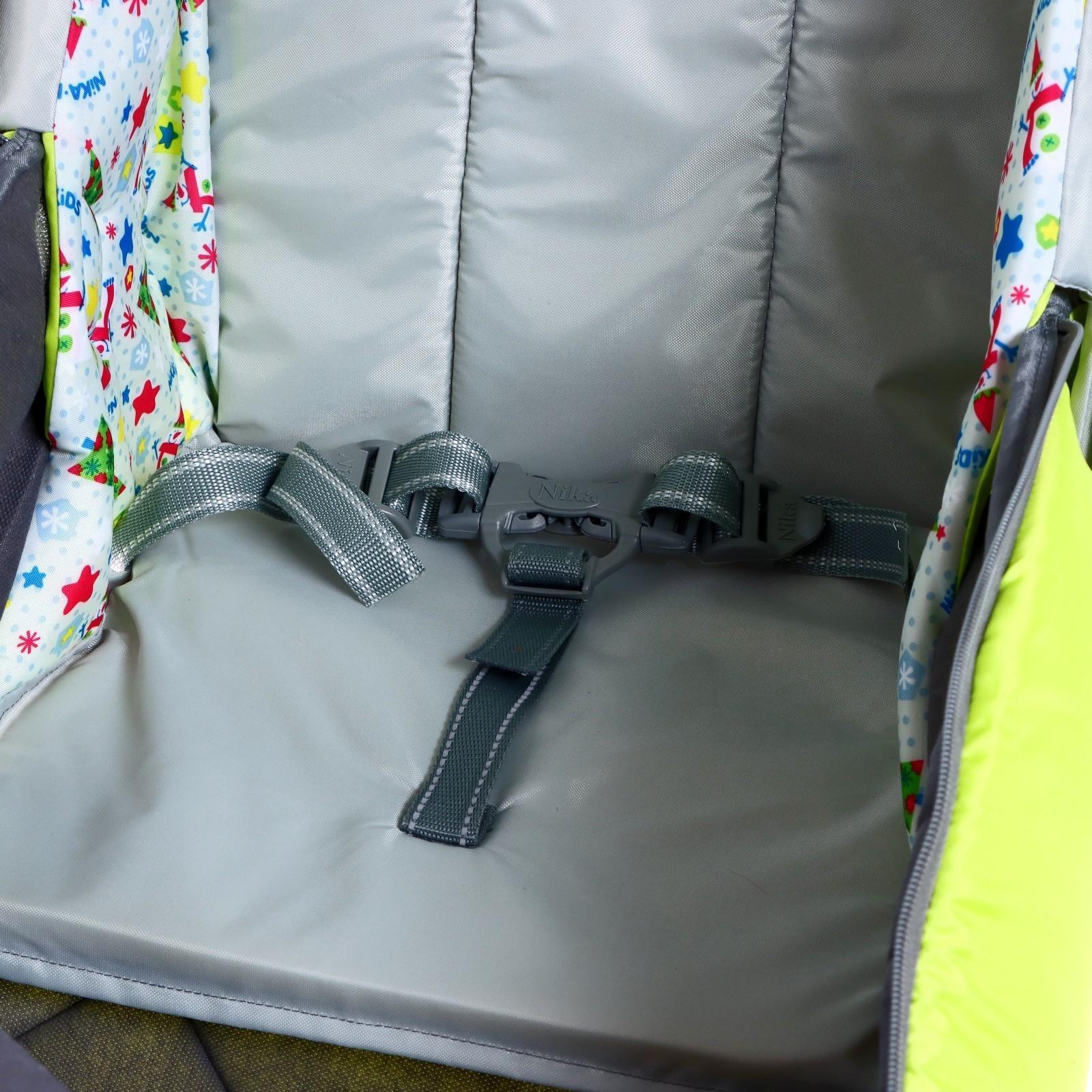 Санки-коляска «Наши детки», цвет лимонный