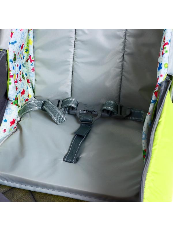 Санки-коляска «Наши детки», цвет лимонный