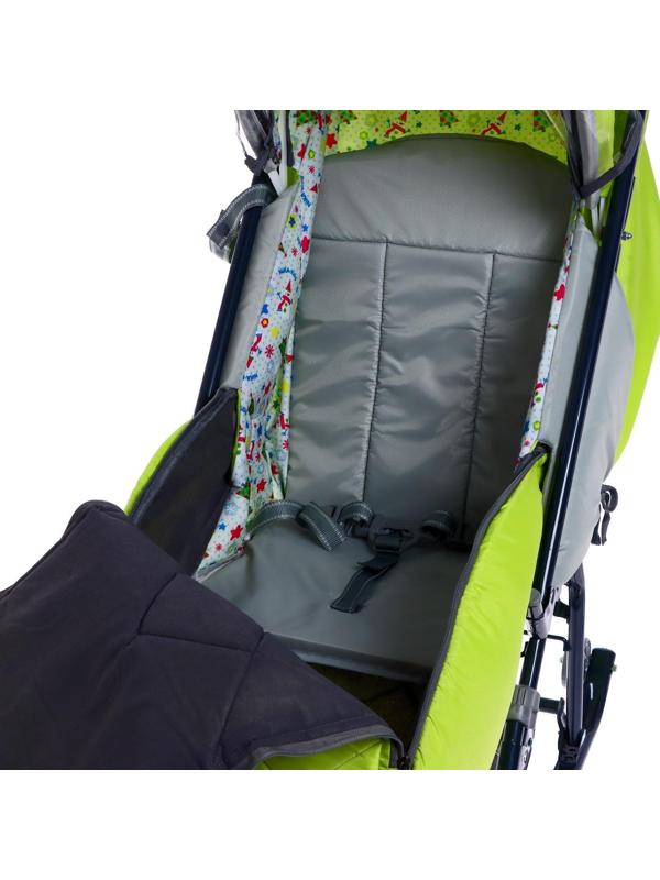 Санки-коляска «Наши детки», цвет лимонный