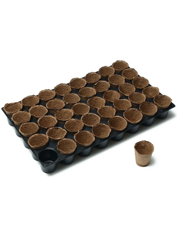 Набор для рассады: торфяной горшок 6 × 6 см, кассета на 40 ячеек