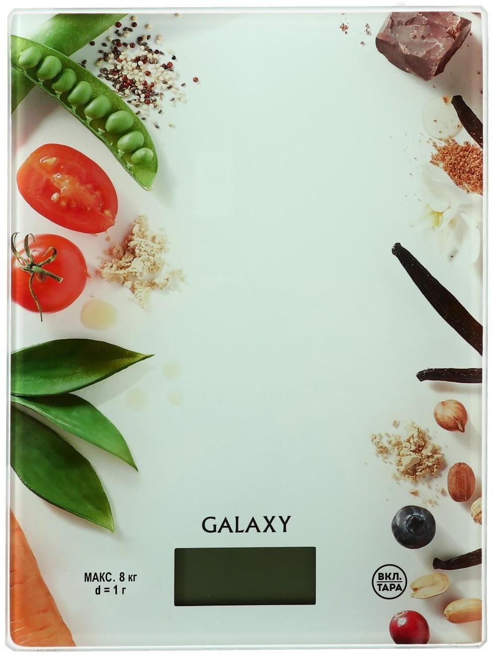 Весы кухонные Galaxy GL 2809, электронные, до 8 кг, рисунок 