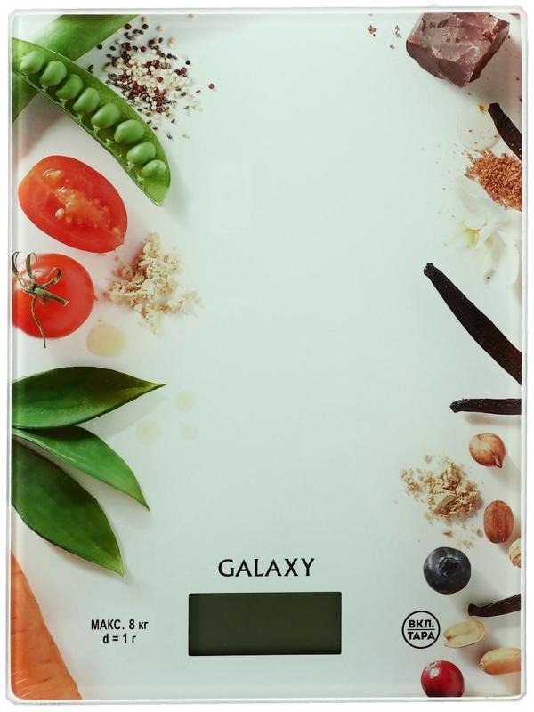 Весы кухонные Galaxy GL 2809, электронные, до 8 кг, рисунок 