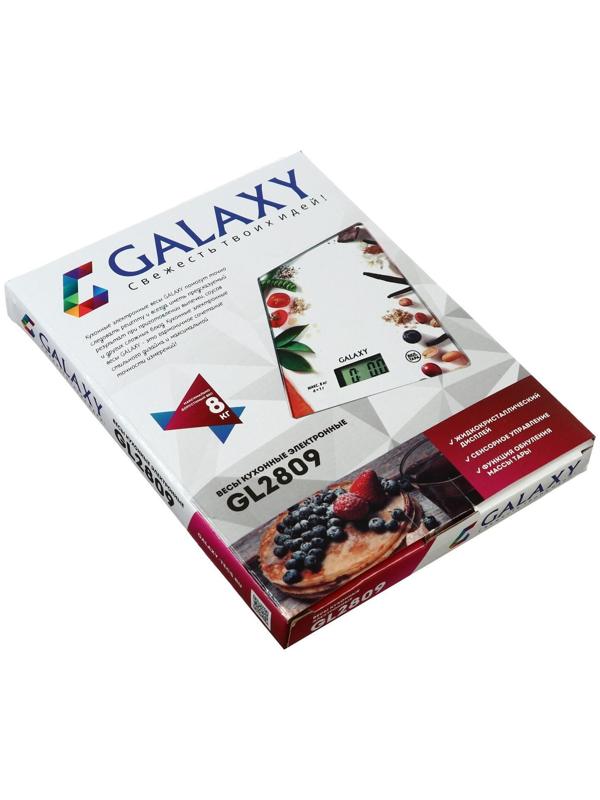 Весы кухонные Galaxy GL 2809, электронные, до 8 кг, рисунок 