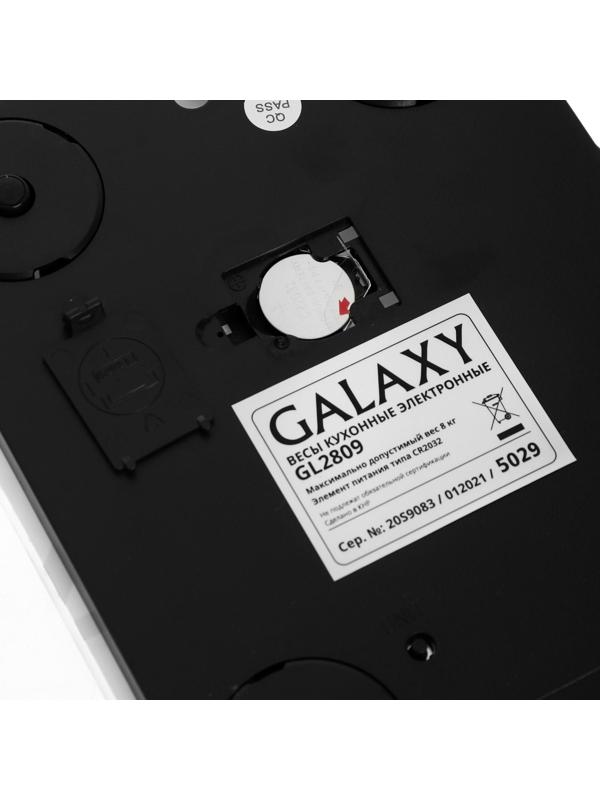 Весы кухонные Galaxy GL 2809, электронные, до 8 кг, рисунок 