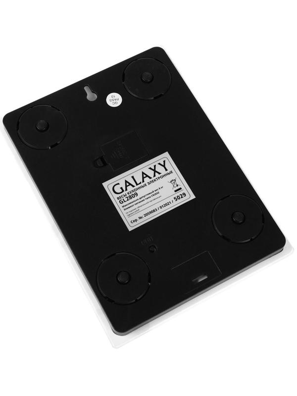 Весы кухонные Galaxy GL 2809, электронные, до 8 кг, рисунок 