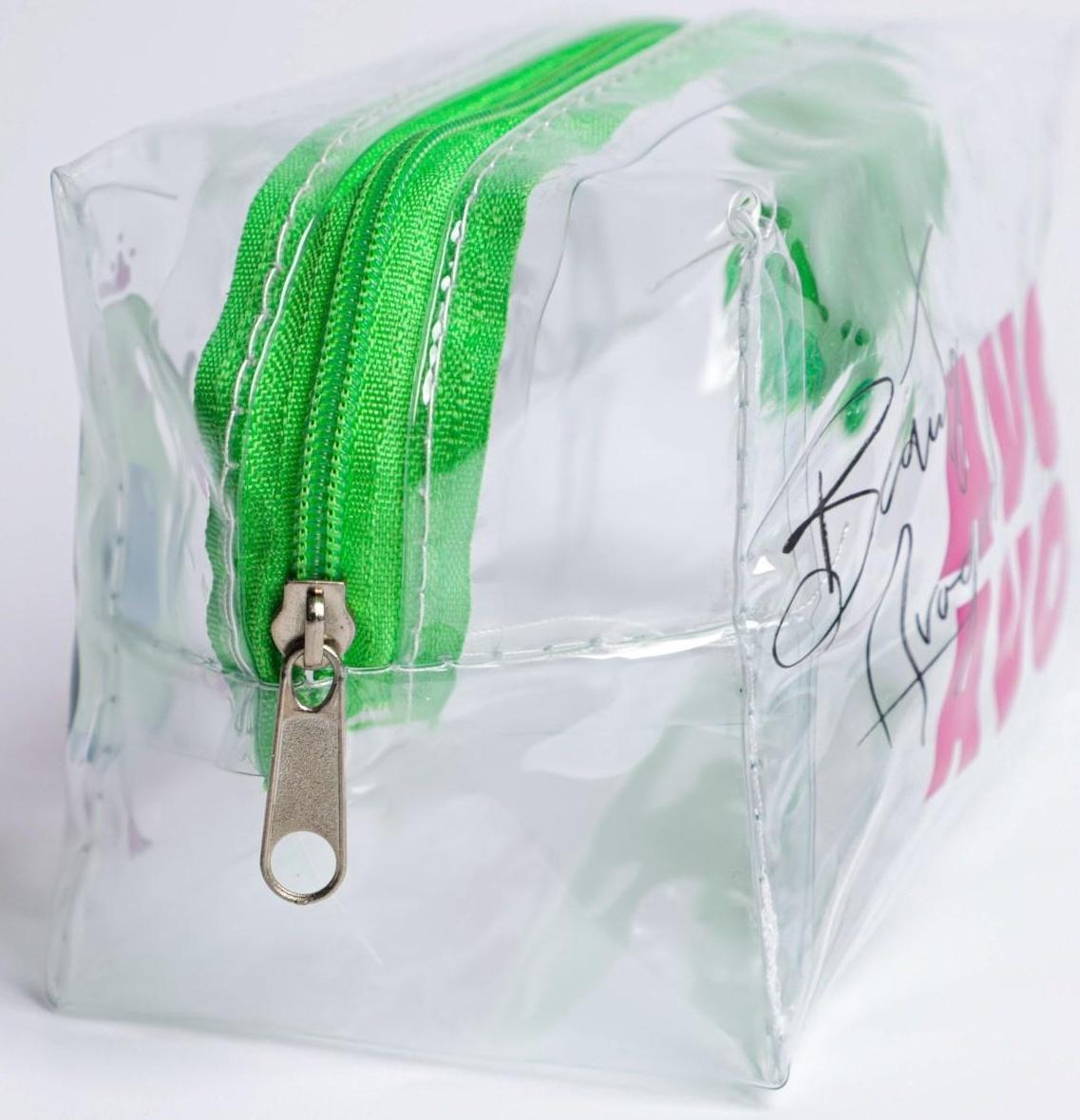 Косметичка-пенал из прозрачного PVC AVOgirl, 14х8 см