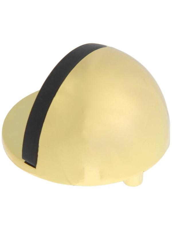 Упор дверной LOCKLAND, с крепежным штырем, d=40 мм, h=25 мм, цвет золото