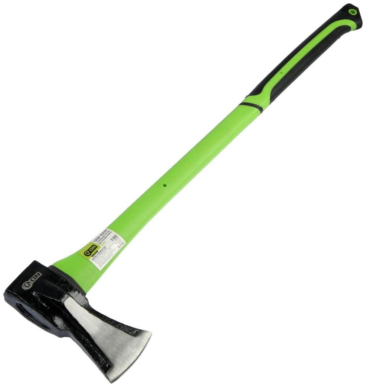 Топор-колун ON 06-03-008, 2 кг, 800 мм, с клиновидным полотном, фиберглассовая рукоятка