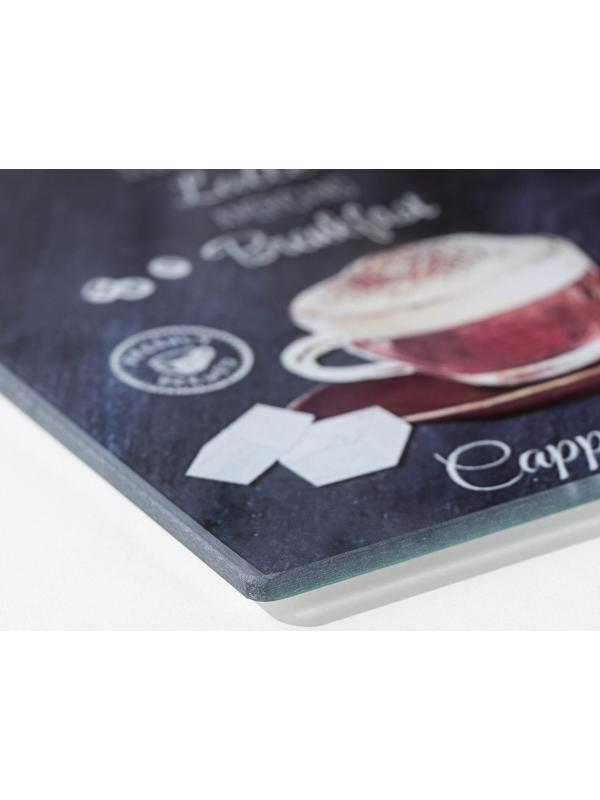 Доска разделочная стеклянная Доляна «Кофемания», 30×20 см