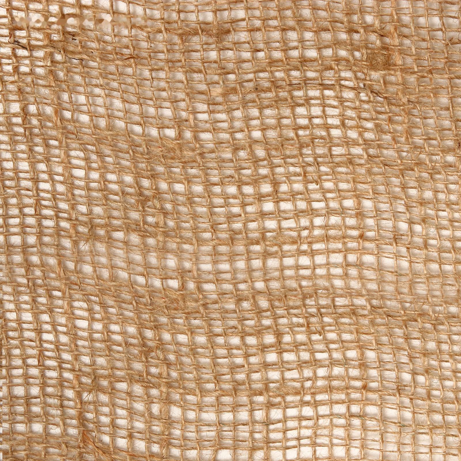 Джут натуральный, 5 × 1,1 м, плотность 190 г/м², плетение 34/22