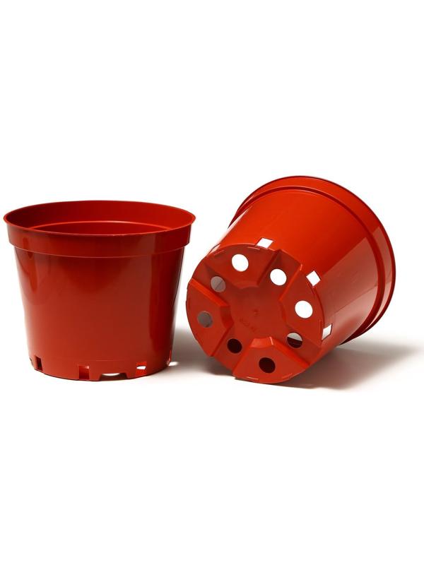 Горшок для рассады, 5 л, 22,5 × 22,5 × 18 см, терракотовый, Greengo