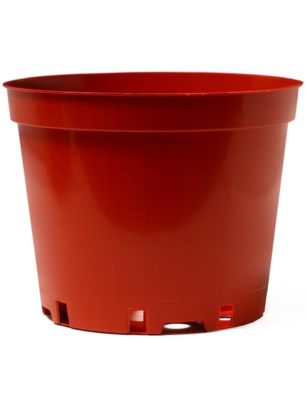 Горшок для рассады, 5 л, 22,5 × 22,5 × 18 см, терракотовый, Greengo