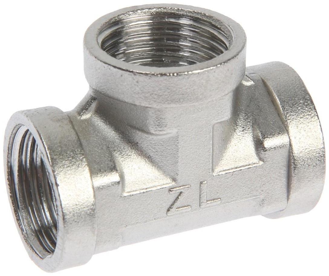 Тройник ZEIN engr, 1/2