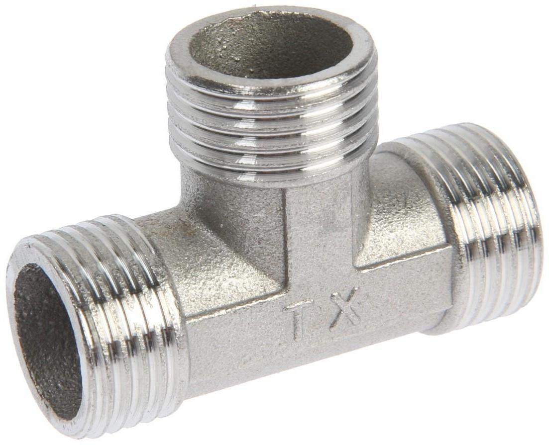 Тройник ZEIN engr, 1/2