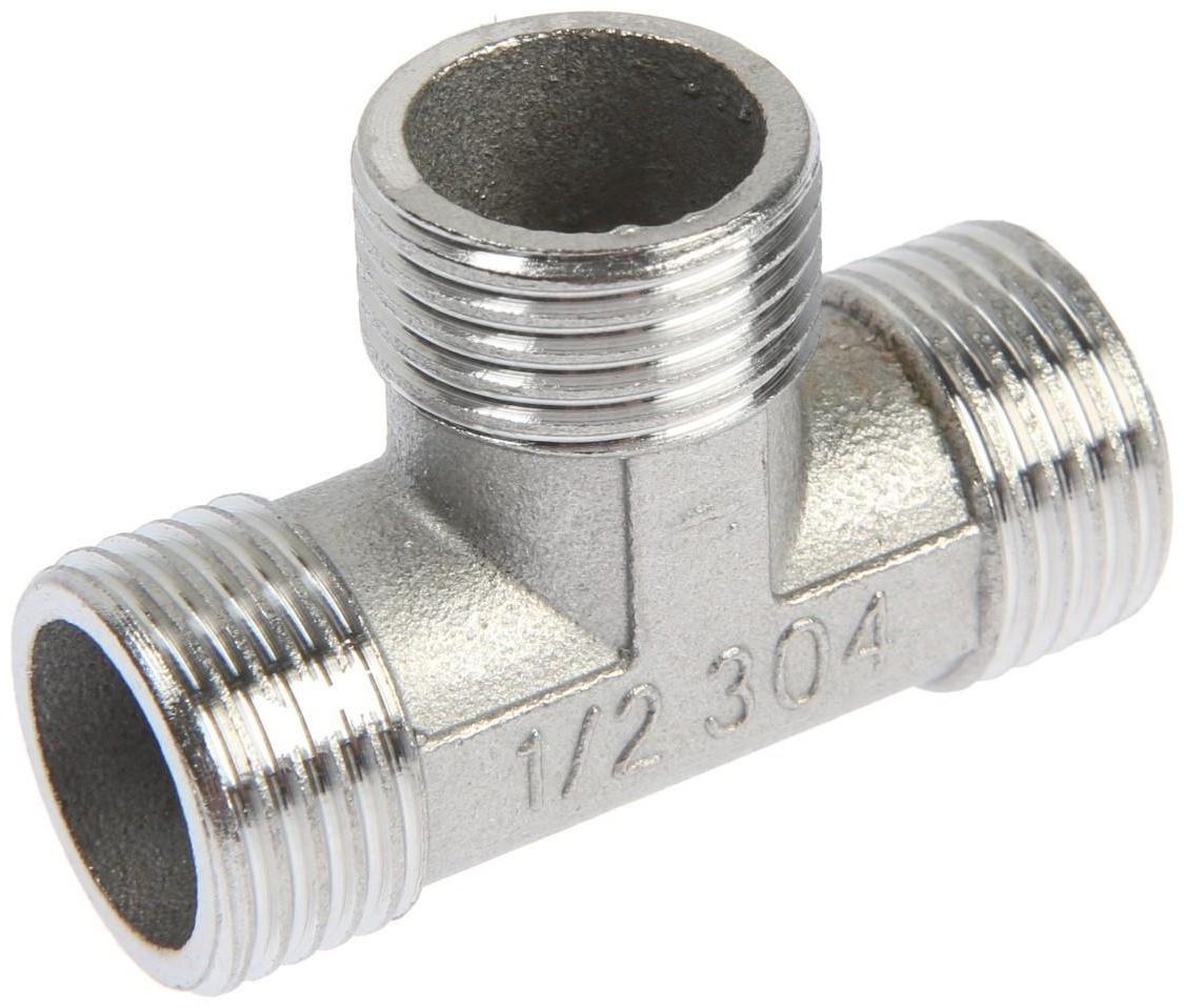 Тройник ZEIN engr, 1/2