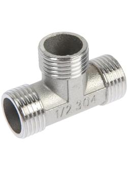 Тройник ZEIN engr, 1/2