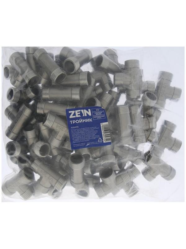 Тройник ZEIN engr, 1/2