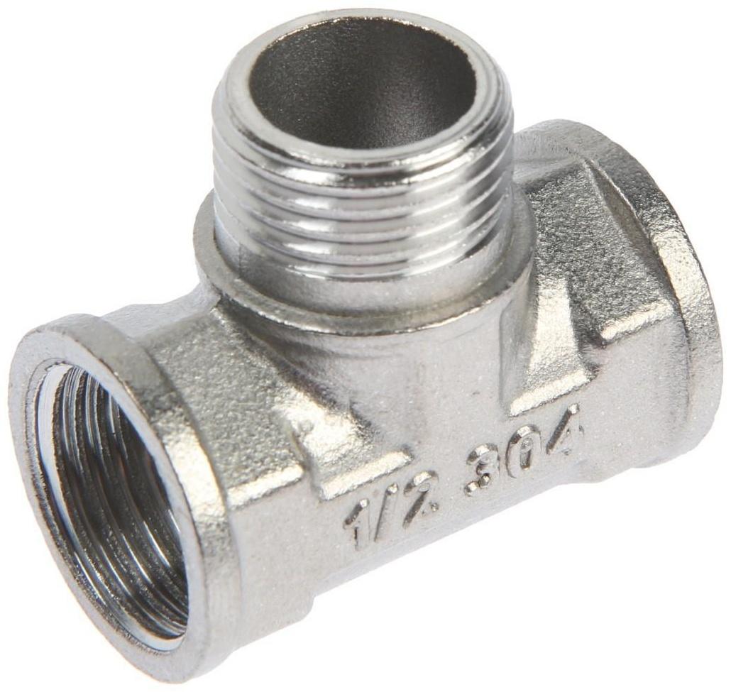 Тройник ZEIN engr, 1/2