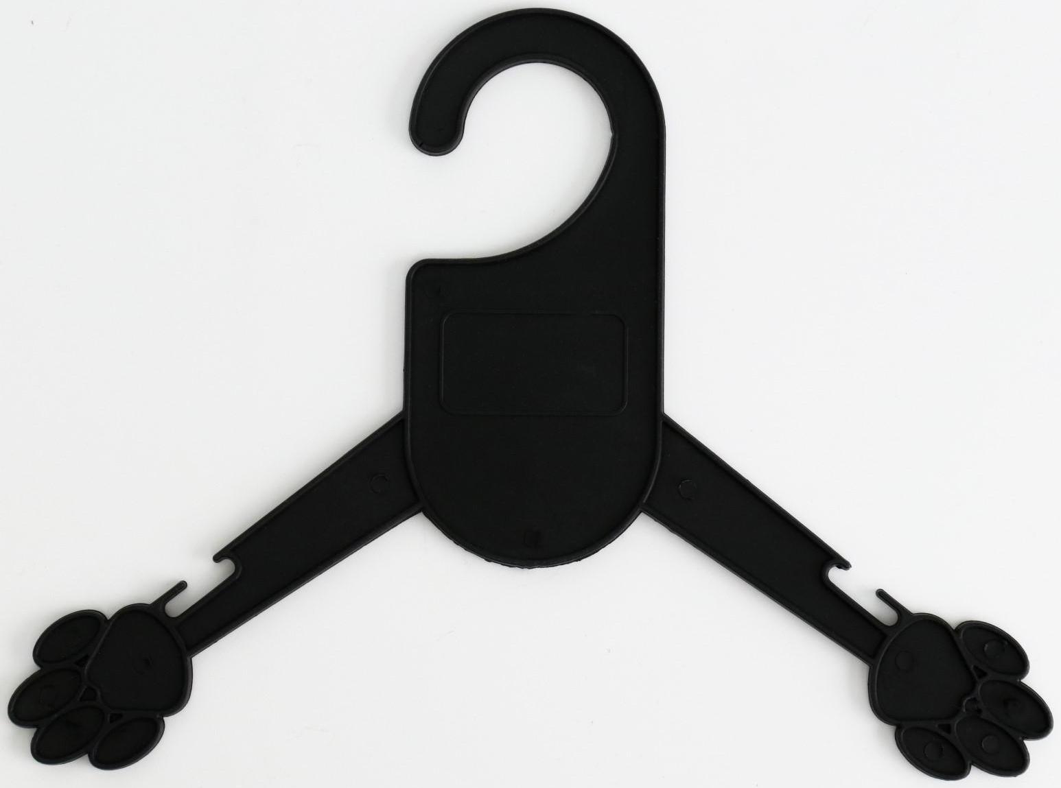 Вешалка для одежды животным, 23 х 17 см, чёрная