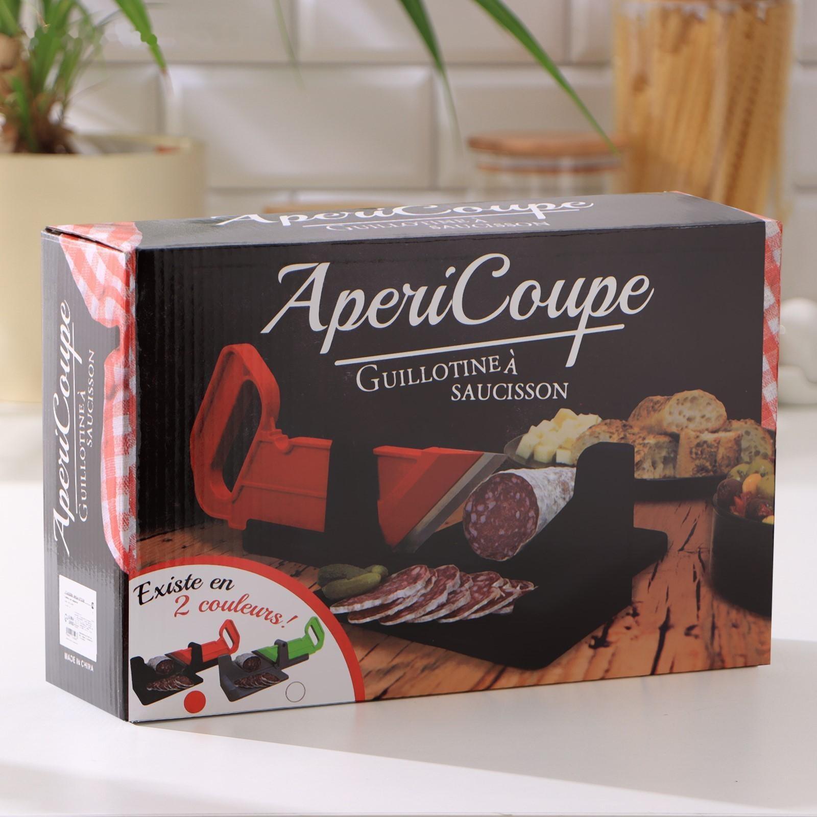 Слайсер для продуктов Aperi, цвет чёрный, красный