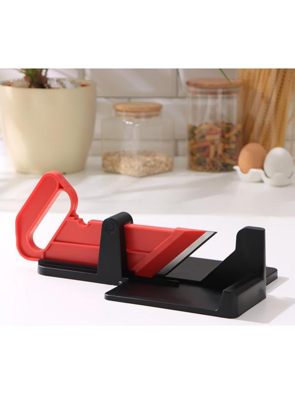 Слайсер для продуктов Aperi, цвет чёрный, красный