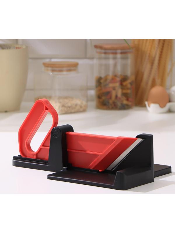 Слайсер для продуктов Aperi, цвет чёрный, красный