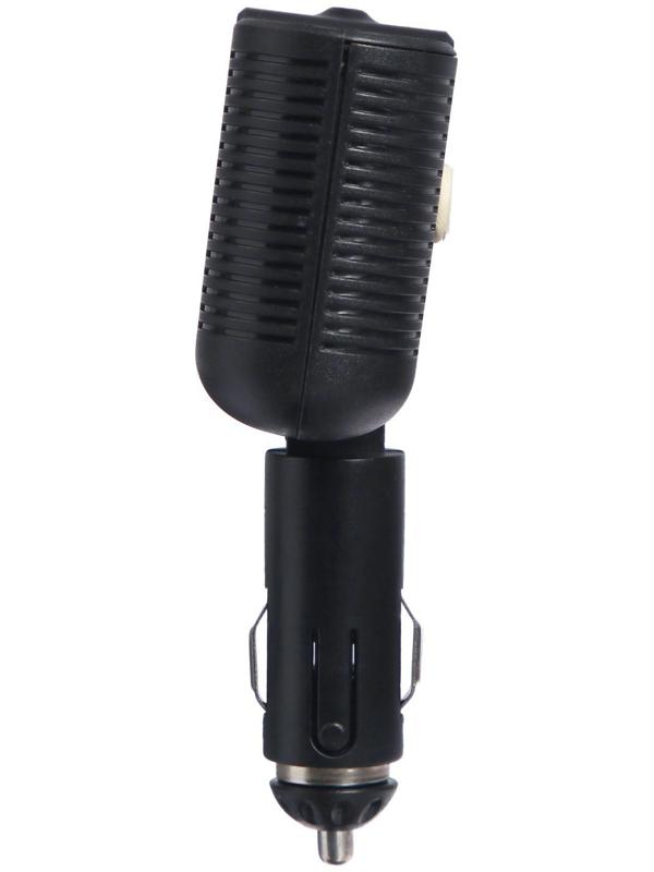 Разветвитель прикуривателя на 2 слота и 1 USB, с подсветкой, 100 Вт